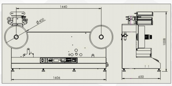 Compteur d'étiquettes personnalisé pour l'installation d'une imprimante laser 